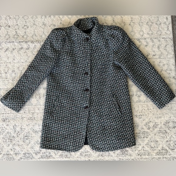 Vintage Women’s Wool Coat Made In USA Size 13-14 - Picture 1 of 11